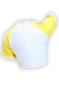 SKCU021 Order split women's cheerleading uniforms Online ordering waist cheerleading uniforms Design cheerleading suits Cheerleading uniforms hk center  youth cheer uniforms side view